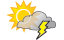 Partiellement ensoleillé avec orages